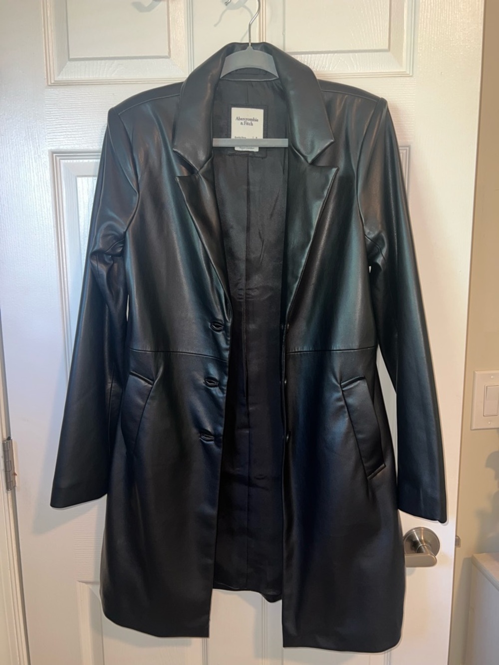 Abercrombie & Fitch Vegan Faux Leather Jacket